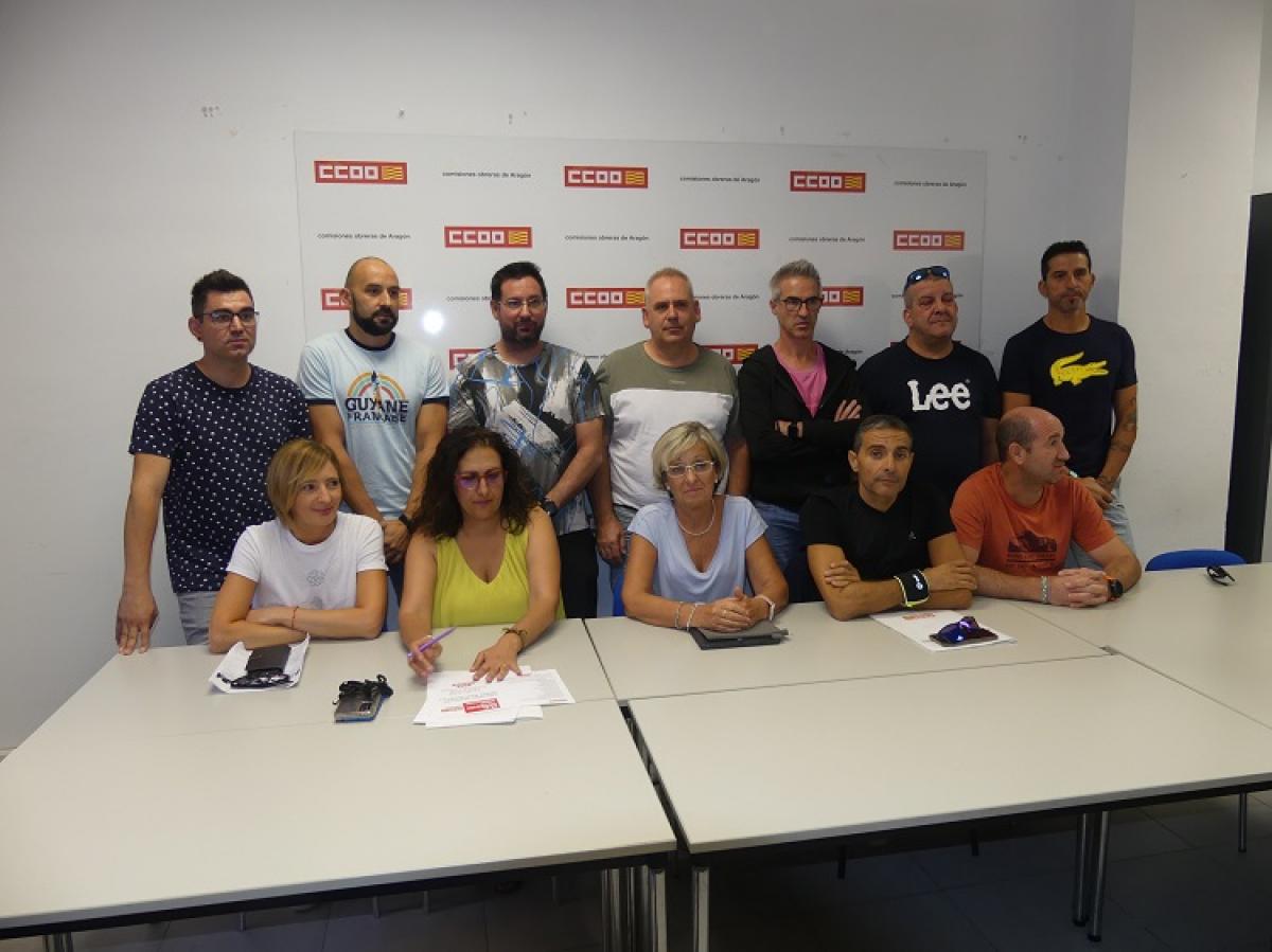 Sindicalistas de CCOO Industria Teruel