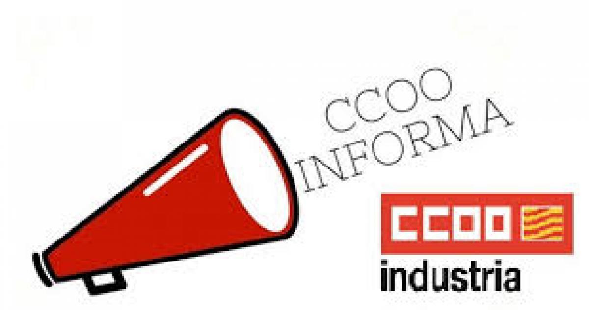 CCOO Industria Aragon informa